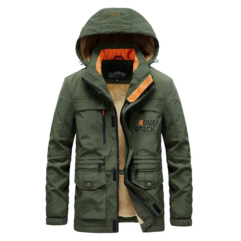 Herren wetterfeste Hybridjacke mit fleecegefüttertem Innenfutter – Taviero