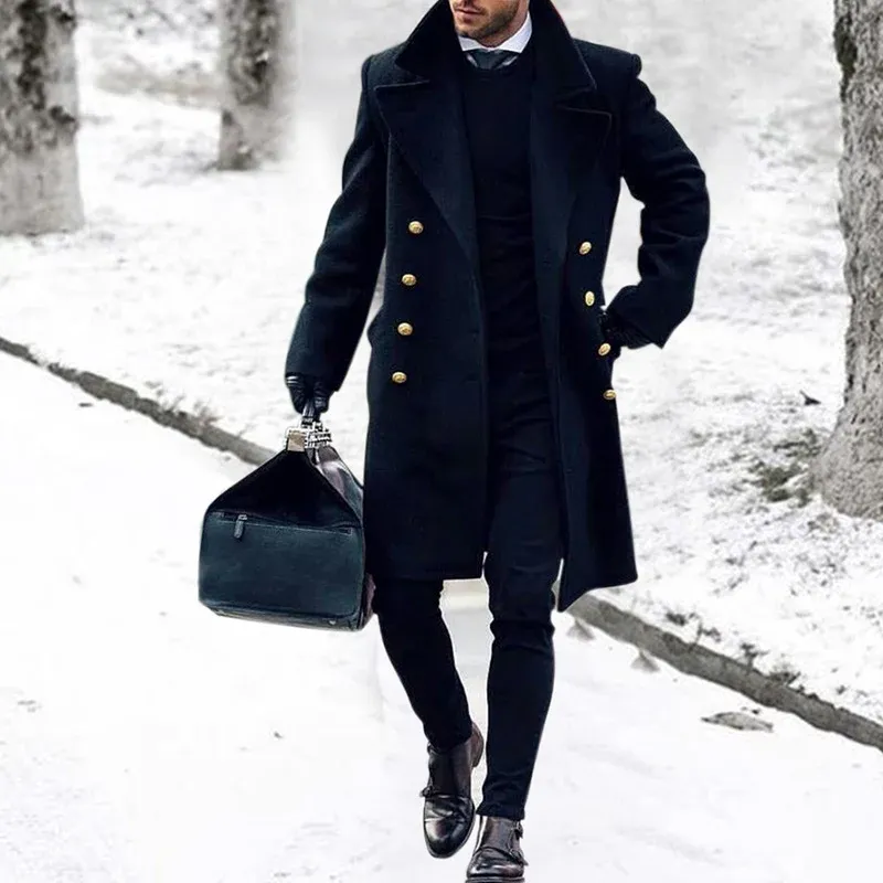 Herren eleganter Überwurfmantel – Montevé