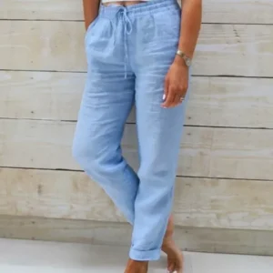 Lässige Hose mit Kordelzug, weich und atmungsaktiv – Avélisse