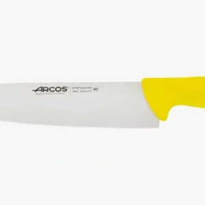 Cuchillo Cocinero Filo Liso color amarillo Serie 2900 250 mm