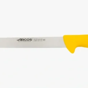 Cuchillo Fiambre color amarillo Serie 2900 250 mm
