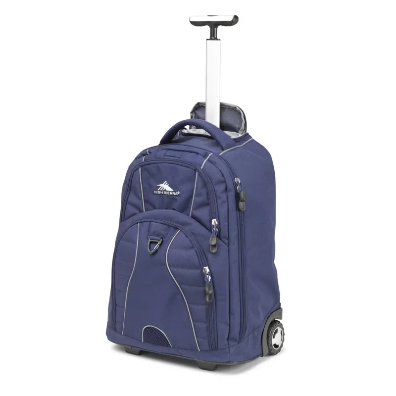 High Sierra True Navy Freewheel Wheeled Computer Backpack