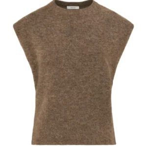 Wool & Alpaca Blend Lulu Knitted Vest - Dachshund