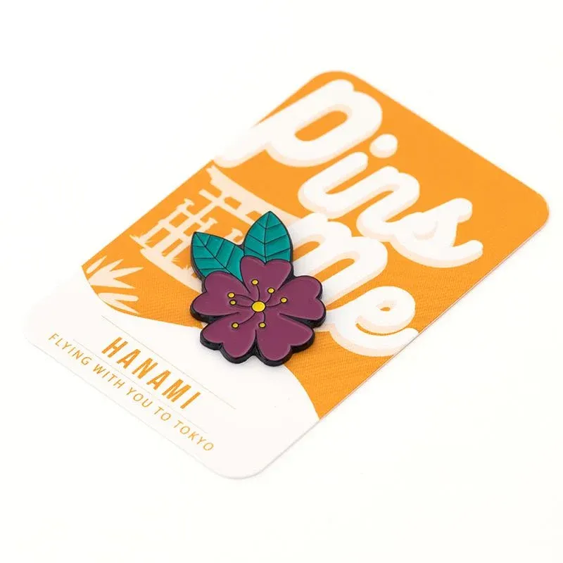 Anstecker "Hanami" – Pins Me Tokyo White Smoke Pins Me