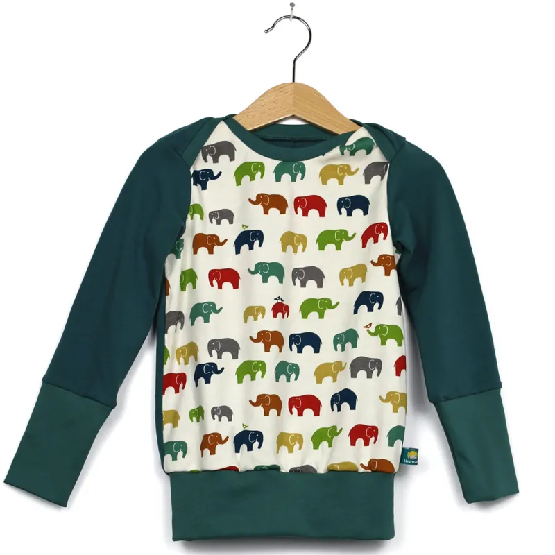 Studio du. MitwachsShirt Elephanten/mehrfarbig