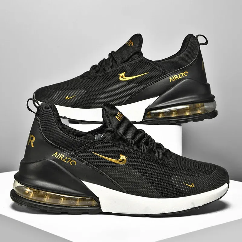 Herren Leichte Mesh-Sneaker mit sichtbarer Luftkissen-Dämpfung und sportlicher Laufsohle – Norré