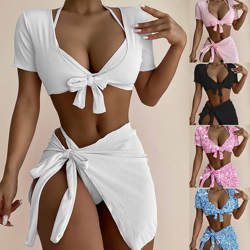 Damen Bikini-Set mit oberteil und Rock – Maréssa