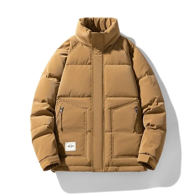 Herren isolierte Pufferjacke mit höherem Kragen – Marzano