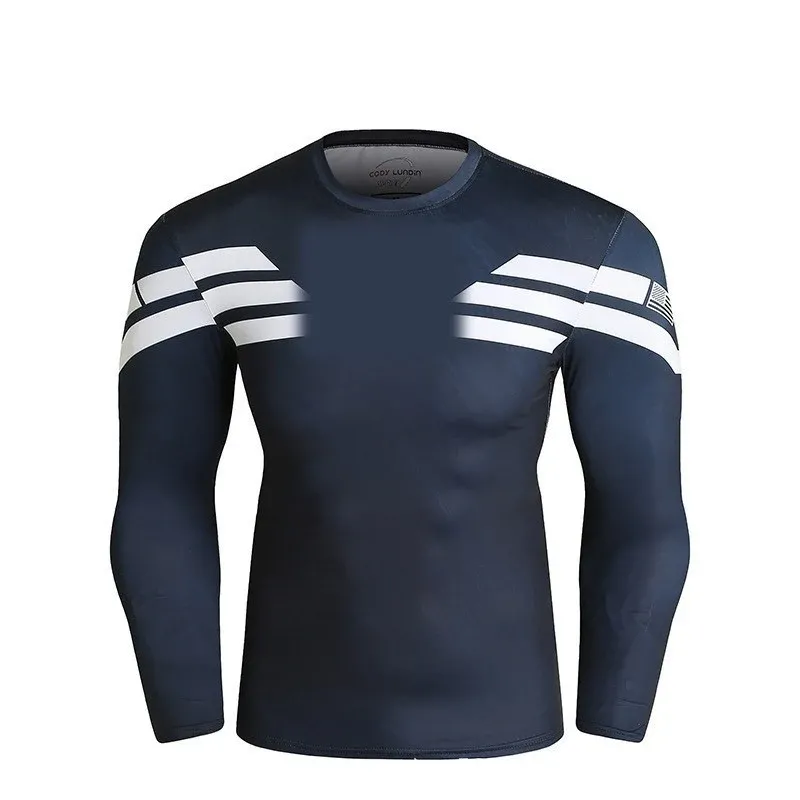 Herren Sportliches Langarm-T-Shirt mit innovativem Design Echoarchiv