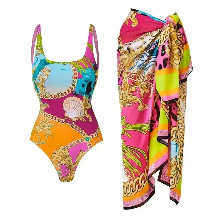 Damen Badeanzug mit passendem Strandtuch – Maréssa
