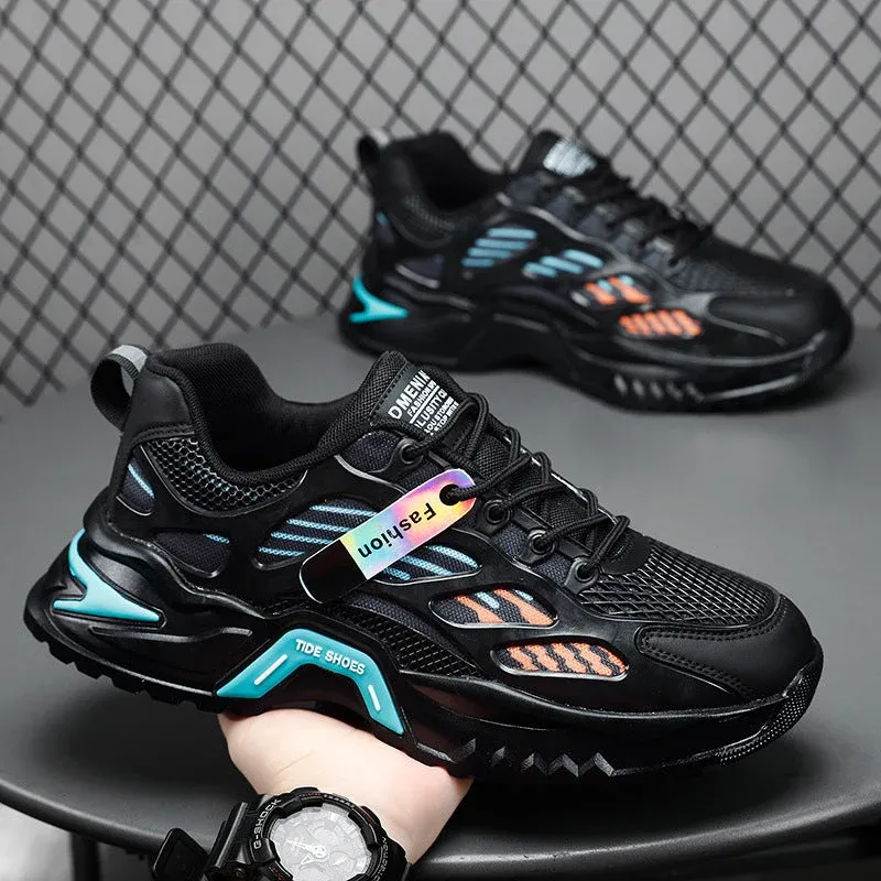 Damen Sportliche Sneakers mit atmungsaktiven Mesh-Elementen und dämpfendem Komfort – Névara