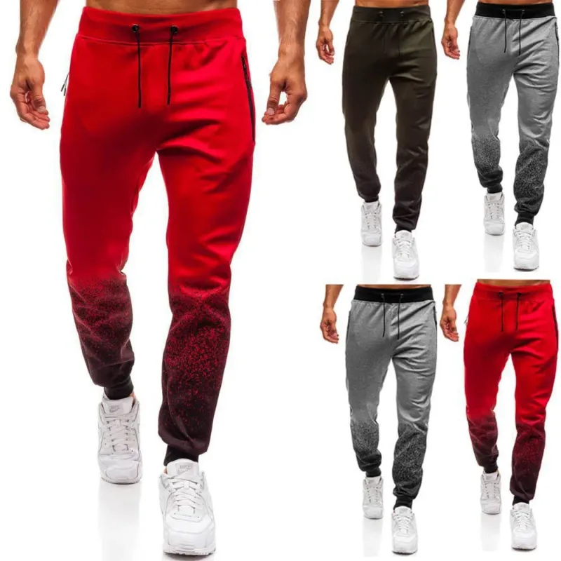 Herren Fitness-Hose mit atmungsaktivem Material und seitlichen Reißverschlüssen – Marzano