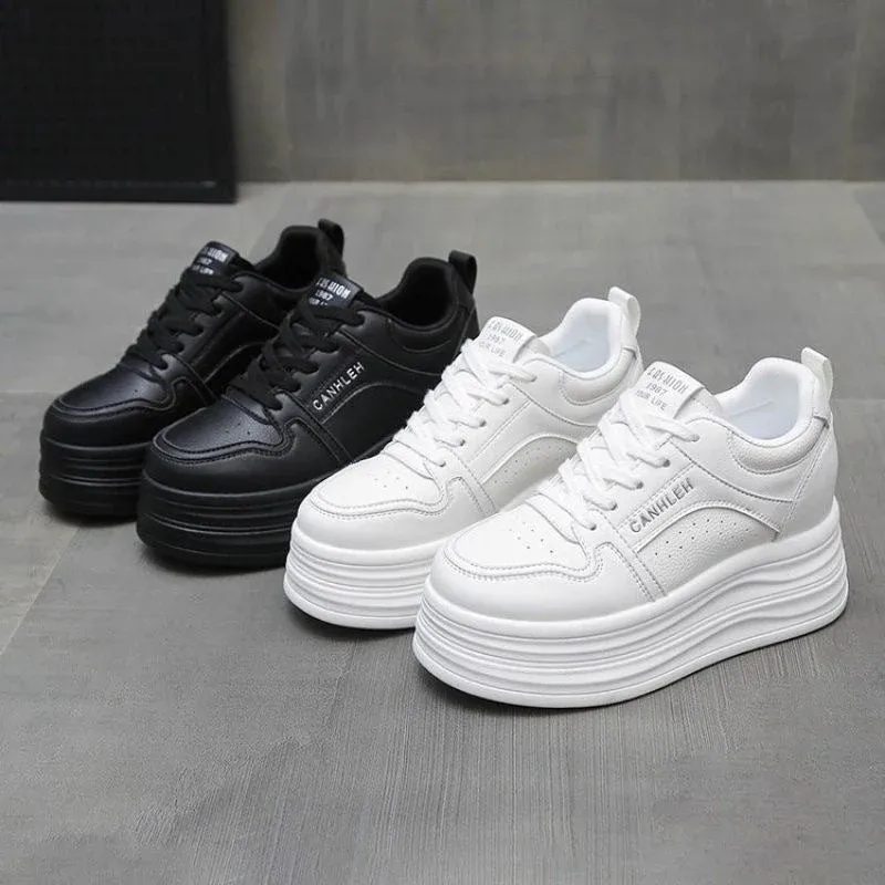 Damen Sportliche Plateau Sneakers – Névara