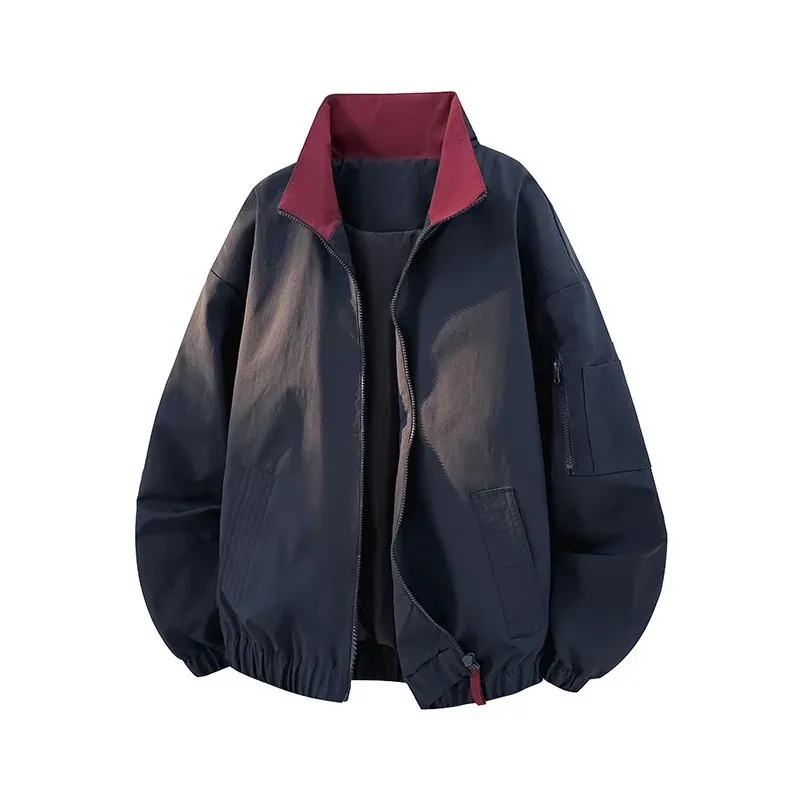 Damen Modische Übergangsjacke mit hohem Kragen und praktischen Taschen Echo Archiv