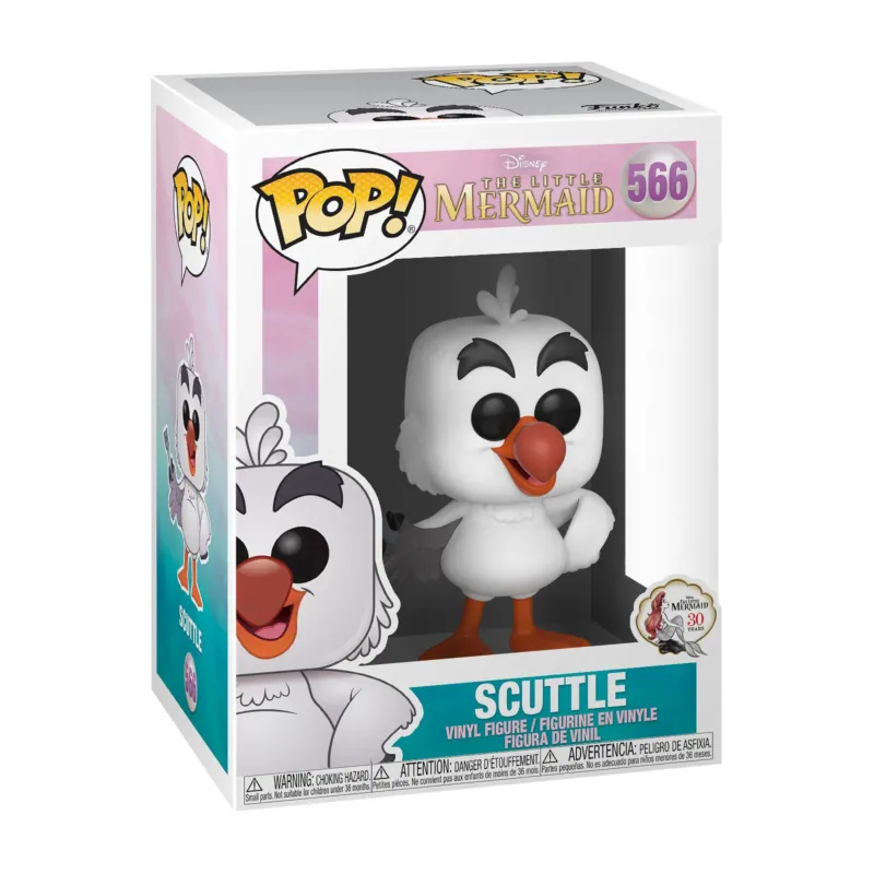 Produktbild Arielle - Scuttle mit Gabel Funko Pop Figur