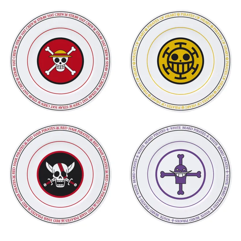 Produktbild One Piece - Piratenbanden Logos Tellerset